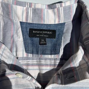 Banana republic men’s polo shirt, extra large, slim fit